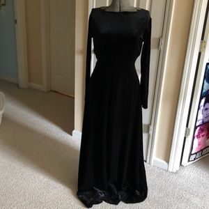Black Velvet Recital Dress